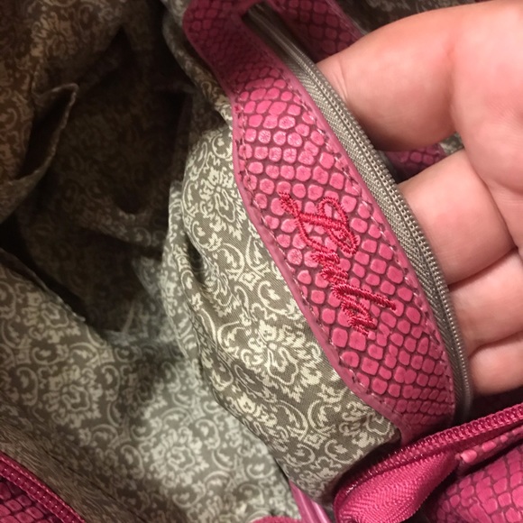 Lula Pink Floral Handbag - Picture 4 of 5